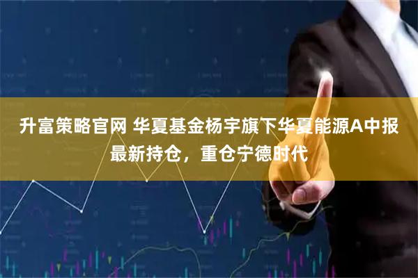 升富策略官网 华夏基金杨宇旗下华夏能源A中报最新持仓，重仓宁德时代